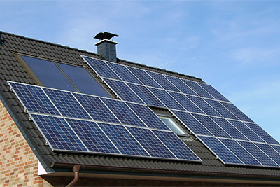 Solar panels in Cala d'Or